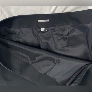 Nordstrom Brand Halogen Black Stretch Cotton Skirt